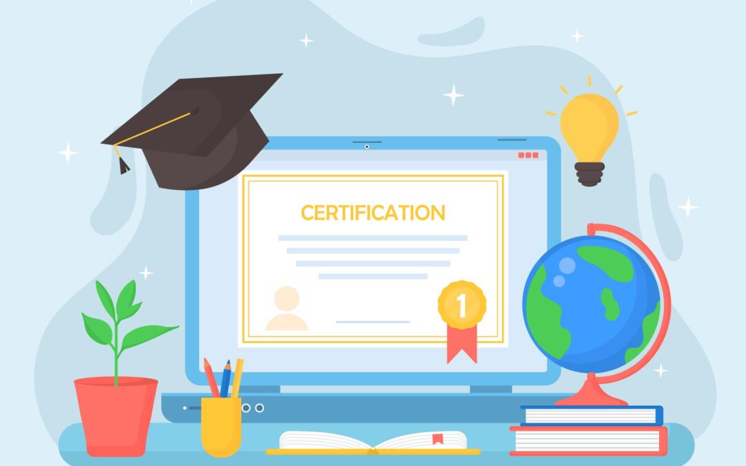 Discuss how Moodle can be used to design and deliver professional certification courses that align with industry requirements.